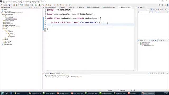 Struts Form Handling and Annotation Action Mappings Tutorial смотреть онлайн