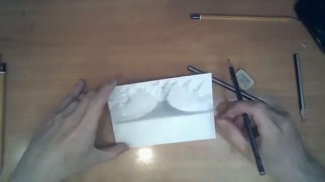 Вулкан (рисунок, простой карандаш, 10x15 см). смотреть онлайн