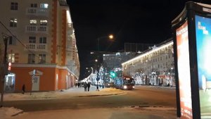 Первый день Нового 2023 года в городе Мурманск