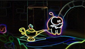 Приключения Ам Няма,и лампа Аладдина. Om Nom