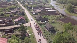 Троицкие гуляния в Топольном, съёмка с дрона; 4.6.2023