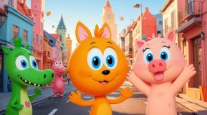 Котёнок Кордэ и друзья играют в парке! | Весёлые игры на свежем воздухе | Развлечения для детей