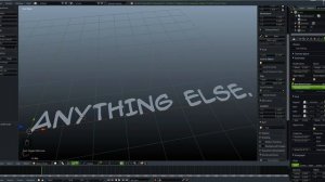 Блендер для СЛ - 3D текст