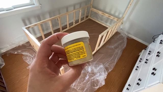 Семейное творчество. Детская напольная кровать своими руками. Кровать-домик монтессори.