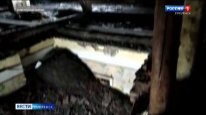 Еще одно «неаварийное» здание в Вязьме. В Смоленском райцентре в доме рухнул потолок