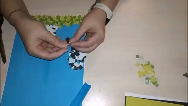 Аппликация "Осенняя березка" смотреть онлайн