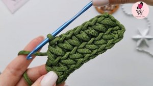 Вязаная елка крючком из полиэфирного шнура?