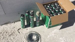 Расход клей-пены на строительство дома из газобетона