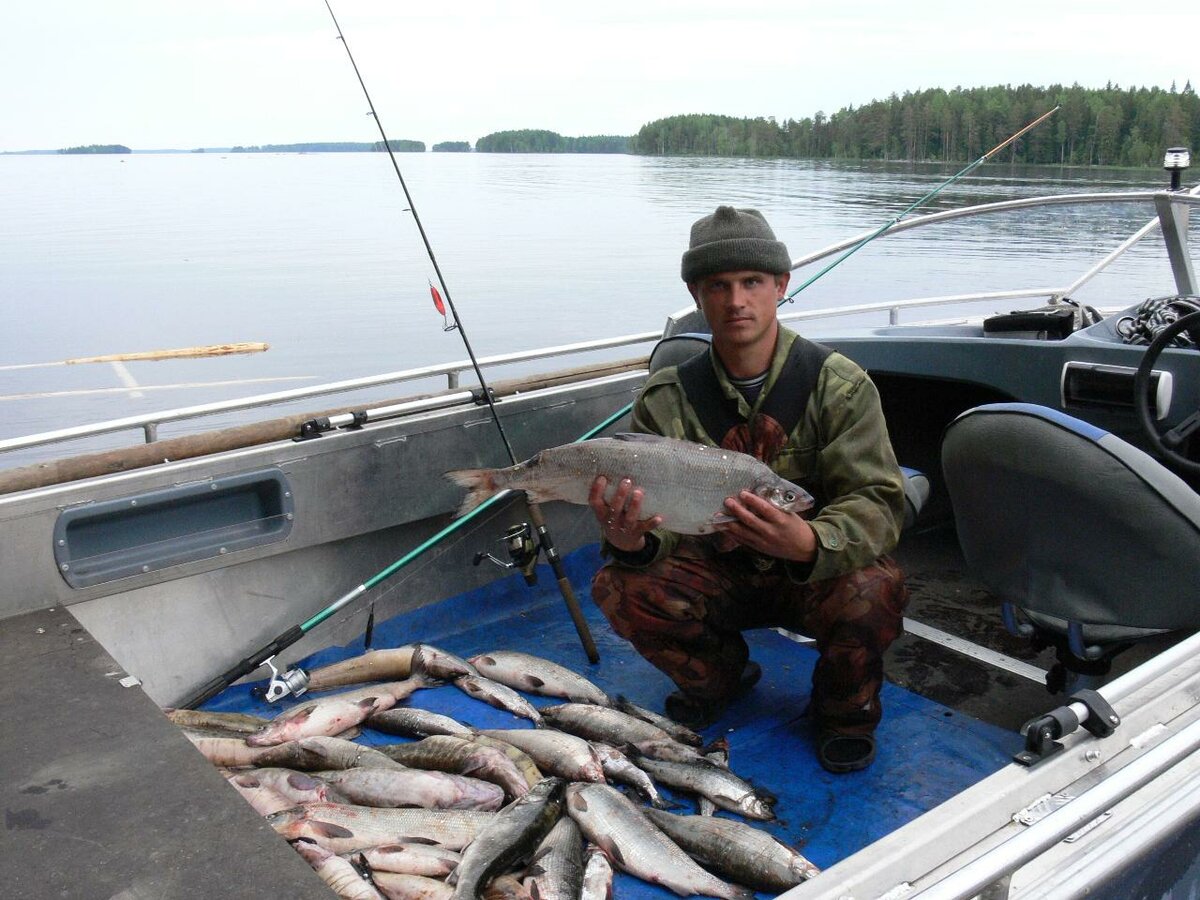 Рыбалка в Карелии на Онежском озере