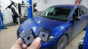 Skoda Octavia A-8, Octavia IV замена упоров крышки багажника.