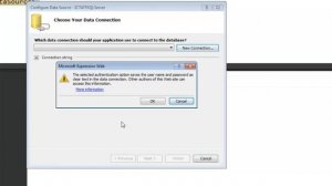 Making Data Connectionbetween Expression Web 4 and SQL Server