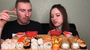 МУКБАНГ РОЛЛЫ ЗАПЕЧЕННЫЕ ФИЛАДЕЛЬФИЯ ответы на вопросы MUKBANG ROLLS BAKED IN PHILADELPHIA