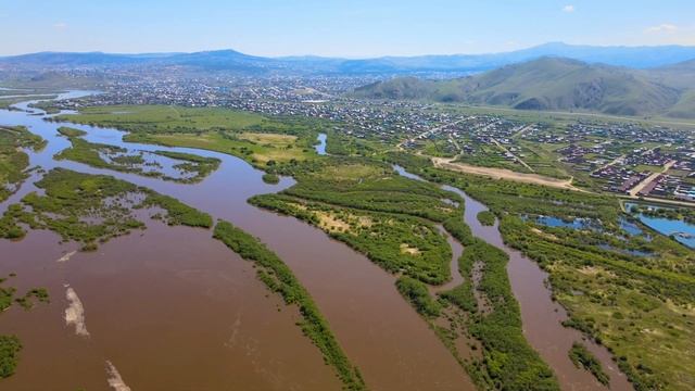 СЕЛЕНГА СИЛЬНО РАЗЛИЛАСЬ \ ПОЛЁТ ОКОЛО ОЛЕНЕЙ смотреть онлайн