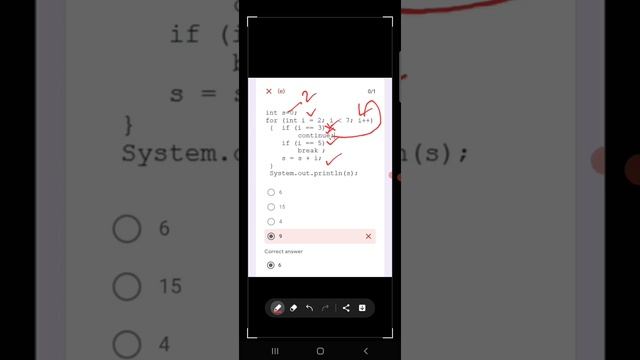 Java output Question using break and continue statement in for loop смотреть онлайн