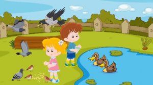 Птицы для детей. Изучаем птиц, и слушаем их голоса. Мультикнига