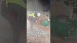 Husqvarna k770 cut konkrit wall