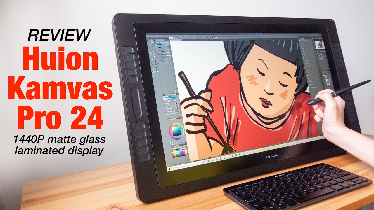 Обзор графического планшета HUION Kamvas Pro 24 - Ситилинк