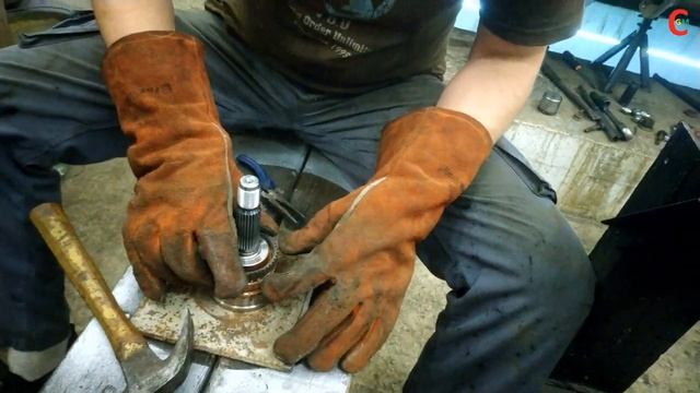 Замена гранат на Элантре с заменой колец датчиков ABS.