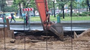 Использование траншейных щитов при ремонте трубопровода