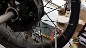 BMW R1200gs lc front, rear wheel spoke rebuilding