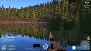 Русская рыбалка 4. Спиннинг на Куори с берега. Отличный фарм в Тихой заводи.