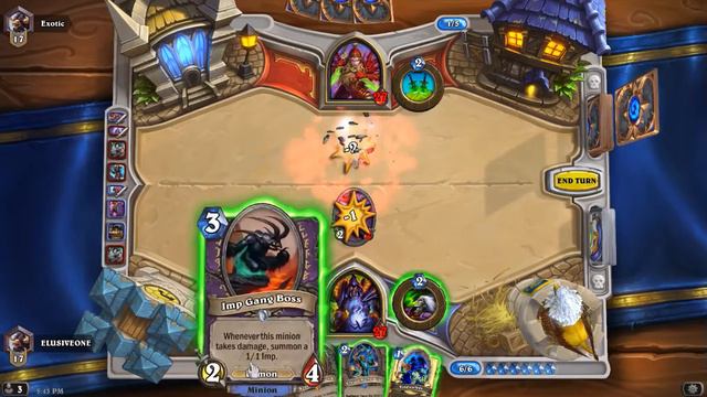 Warlock Ranked game play Vs Rogue - Nov 16 - Hearthstone смотреть онлайн