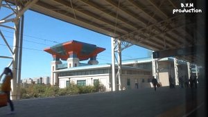 Поезд Хунчунь - Пекин. Train Hunchun - Beijing. Stop in Beidaihe