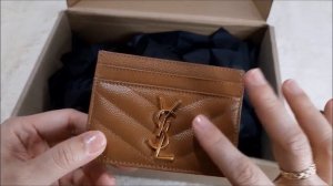 YSL Unboxing Again 😂 Card Holder That I Love