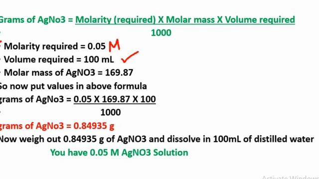 How to prepare 0.05 M AgNO3 Solution in 100 mL of distilled water/ How to prepare AgNO3 solution смотреть онлайн