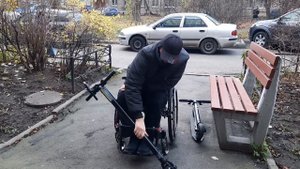 Электро-приставка для  инвалидной коляски.
