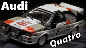 Audi Quatro Модель машины Eaglemoss Мини-копия автомобиля Rally Monte-Carlo