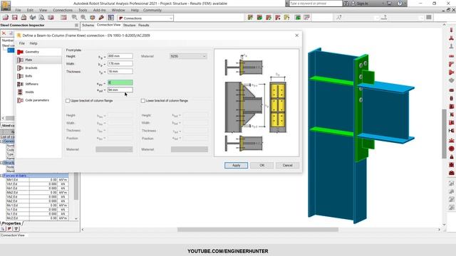 Autodesk Robot Structural Analysis : Steel Connection