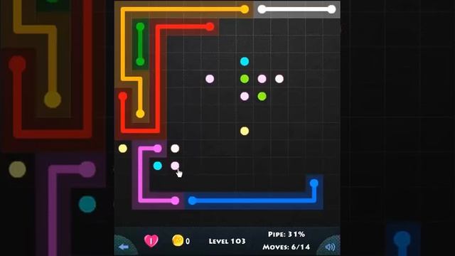 flow game facebook - jumbo pack level 103 Connect the dots