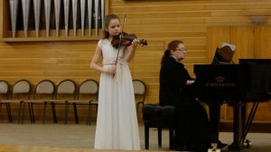 Д.Кабалевский, Концерт для скрипки с оркестром, II-III ч., исп. Медведко Виолетта, 10 y.o.