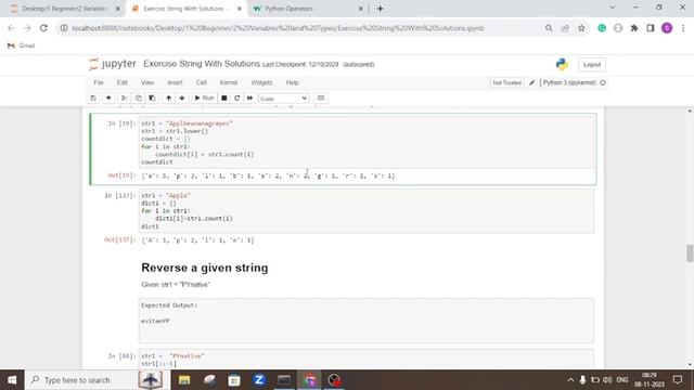 Strings programs with solutions for practice | 2023 | #codingtips #stringmanipulation #python #data