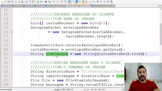 Programação Distribuída - Socket UDP em Java (Envio de Imagem) смотреть онлайн