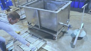 Пресс тележка для творога