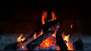 ? 4K Камин для телевизора Огонь для снятия стресса &  fireplace burning 10 hours sound ambience ?