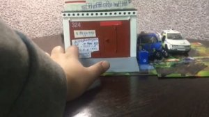 Макет шиномонтаж и металлоприёма