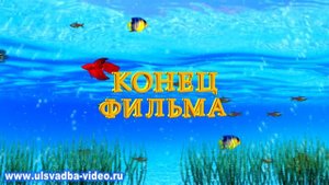 Футаж Конец фильма титры в море