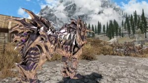 SLASH SILVER WOLF MOUNT: Mount Mod!!- Xbox Modded Skyrim Mod Showcase