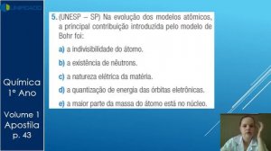 MODELOS ATÔMICOS EXERCÍCIOS