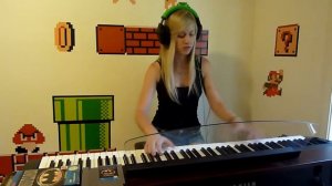 Lara plays Batman (NES) 'Streets of Desolation' on piano