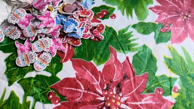 покупка с Али экспресс для рукоделия(бирки пуговки) смотреть онлайн