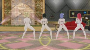 (MMD) Naruto Girls 2 Bla Bla Bla (1080p60)