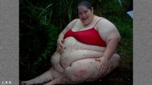 Fat women on the beach and at home.