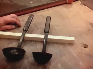 Ручки для половников из вяза своими руками