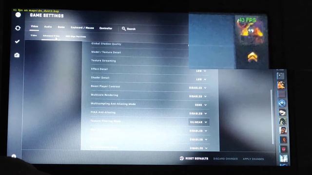CS:GO Benchmark - Lenovo Ideapad 3 Ryzen 3 3250U 4+4GB 30+ FPS смотреть онлайн