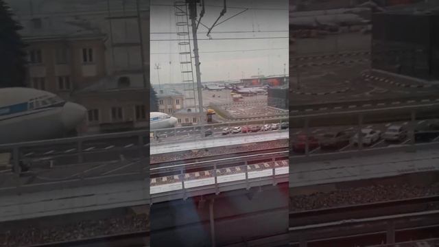 Мой путь в Москву. Шереметьево. Аэроэкспресс. Метро. Вид на Ленинградский проспект.