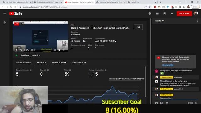 Build a Animated HTML Login Form With Floating Placeholders & Glowing Button Using CSS3 Transitions смотреть онлайн